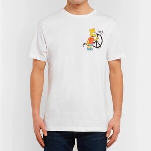 Rare Off-White x Bart Simpson SS19 Collab Skateboarder Shirt